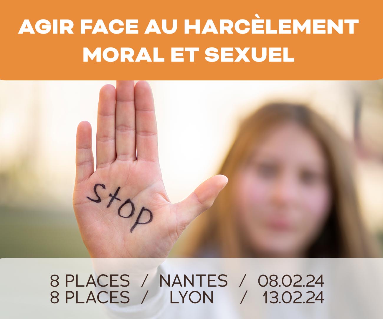 NANTES - Formation 1 jour : Agir face aux harcèlements (moral et sexuel) et agissements sexistes
